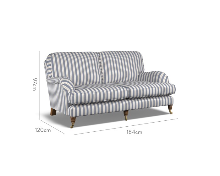 Bliss Medium Sofa Fayola Indigo