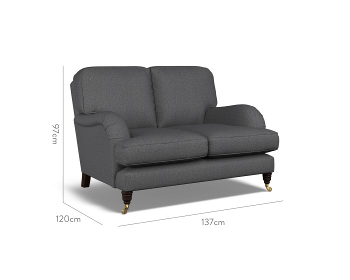 Bliss Small Sofa Bisa Charcoal