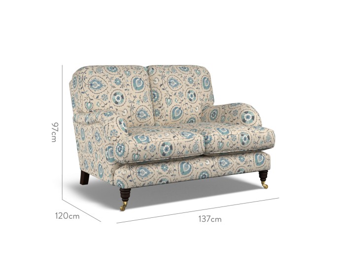 Bliss Small Sofa Shimla Azure