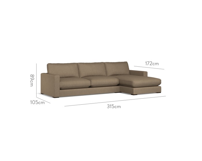 Cloud Large Chaise RHF Amina Mocha