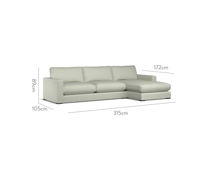 Cloud Large Chaise RHF Sabra Sage