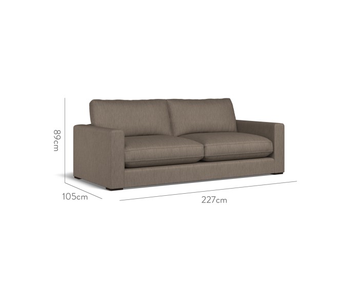 Cloud Large Sofa Amina Espresso