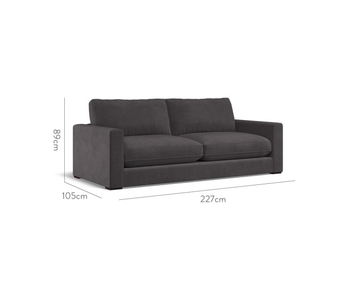 Cloud Large Sofa Cosmos Charcoal