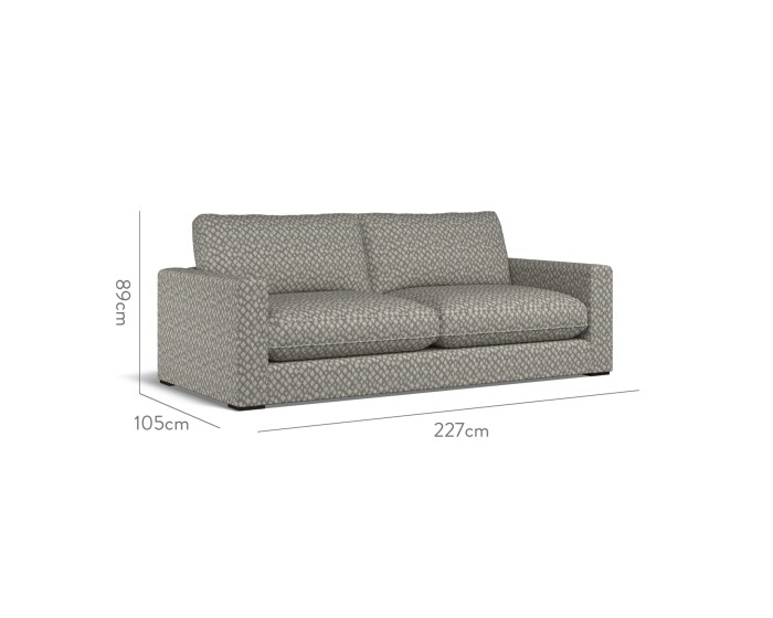 Cloud Large Sofa Nia Charcoal