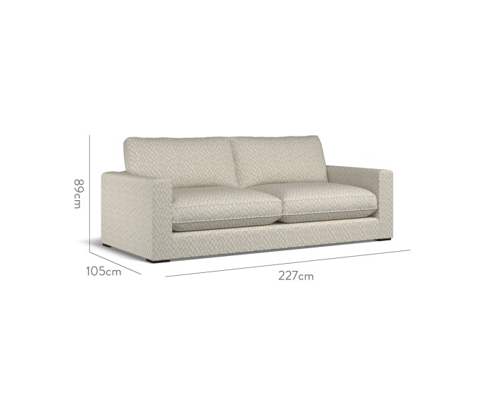 Cloud Large Sofa Nia Pebble