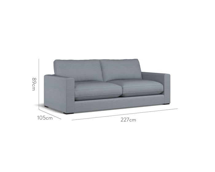 Cloud Large Sofa Zuri Denim