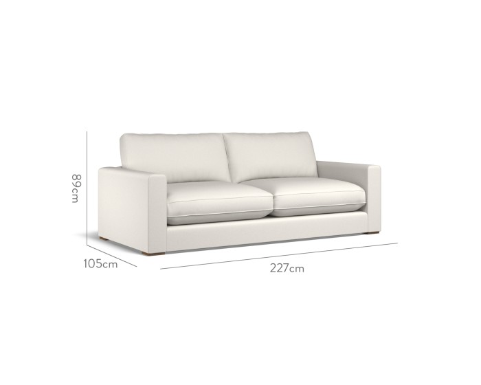 Cloud Large Sofa Zuri Parchment