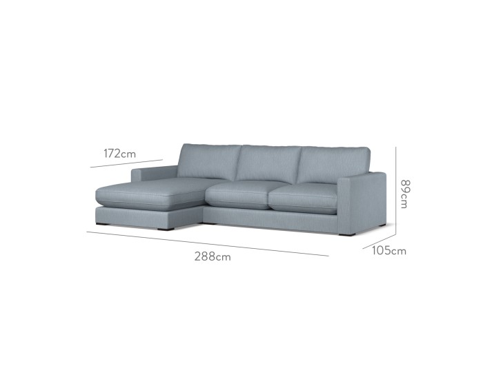 Cloud Medium Chaise LHF Amina Denim