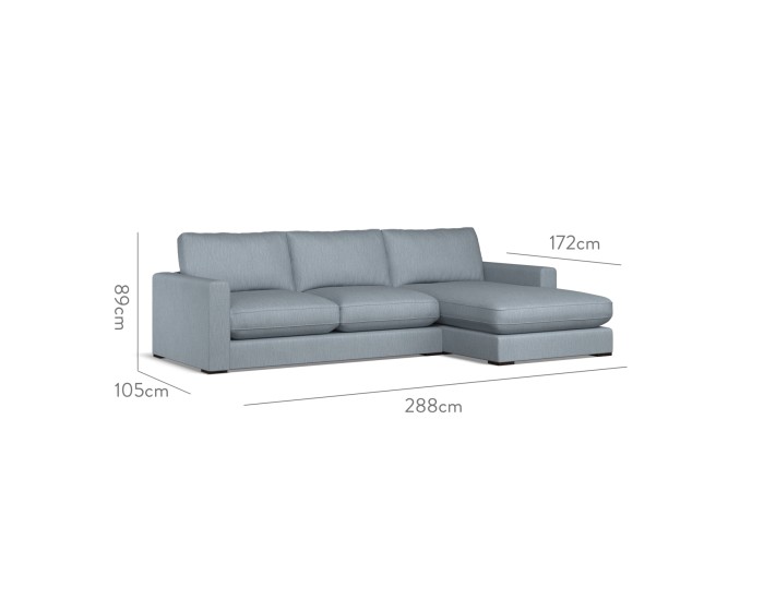 Cloud Medium Chaise RHF Amina Denim