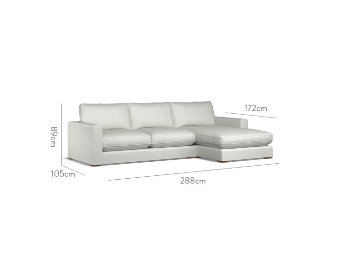 Cloud Medium Chaise RHF Amina Mineral