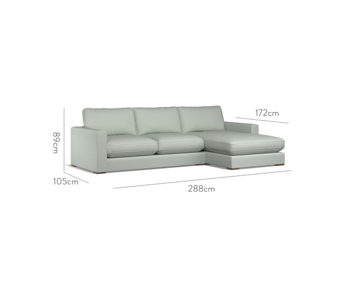 Cloud Medium Chaise RHF Shani Mineral