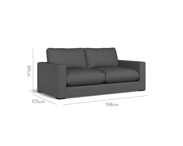 Cloud Medium Sofa Bisa Charcoal