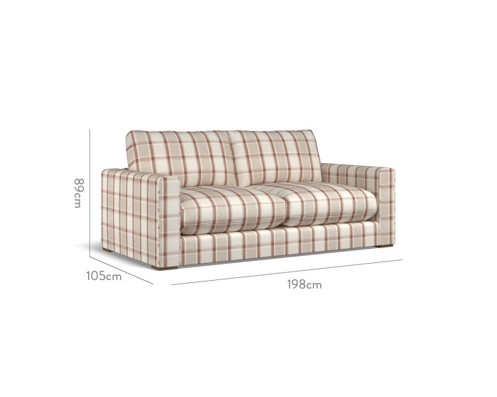 Cloud Medium Sofa Oba Cinnabar