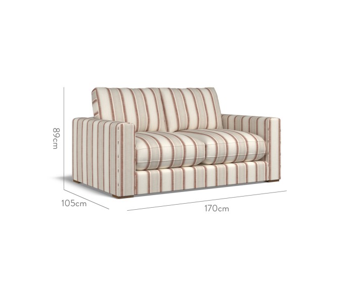 Cloud Small Sofa Edo Cinnabar