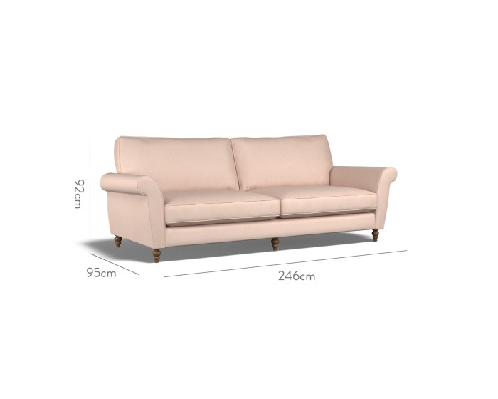 Ellery Extra Large Sofa Amina Blush