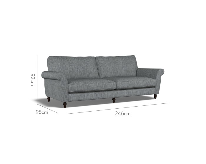 Ellery Extra Large Sofa Kalinda Midnight