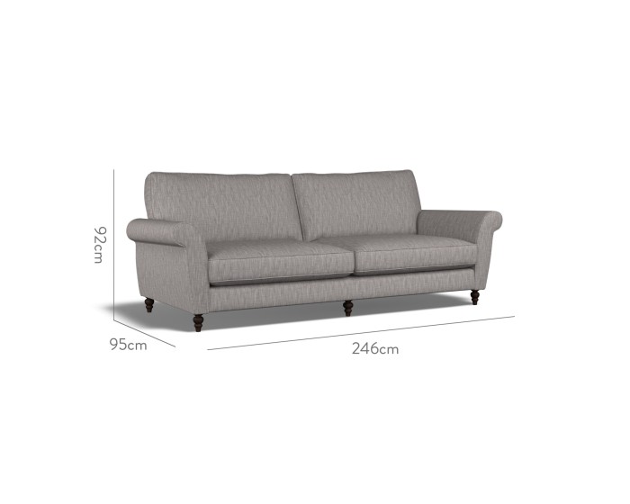 Ellery Extra Large Sofa Kalinda Taupe