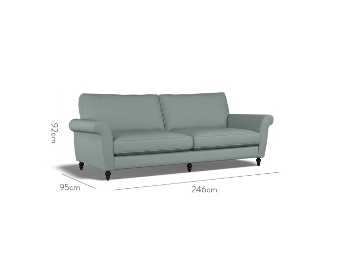 Ellery Extra Large Sofa Shani Sea Glass