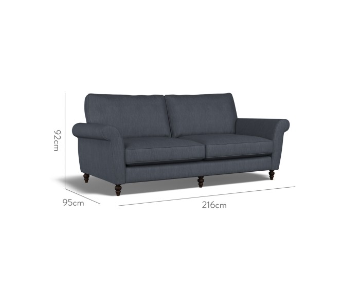 Ellery Large Sofa Amina Indigo