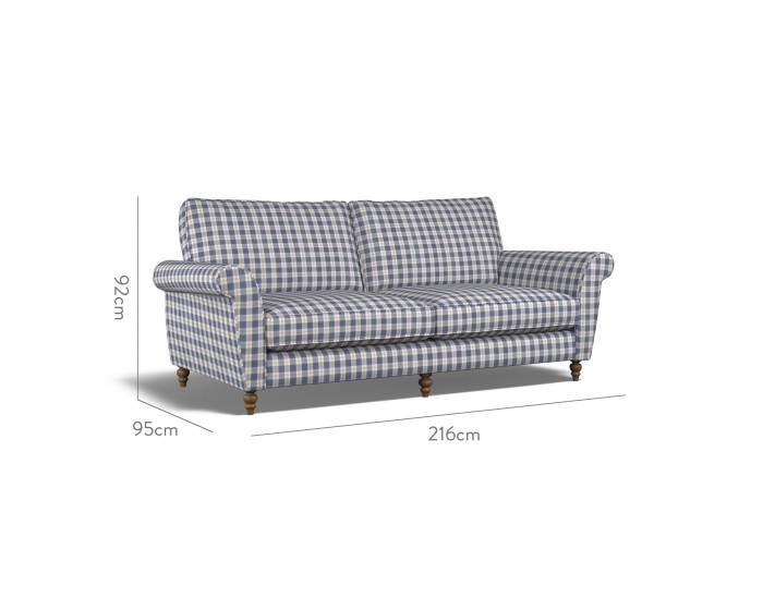 Ellery Large Sofa Kali Indigo