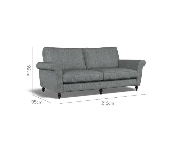 Ellery Large Sofa Kalinda Midnight