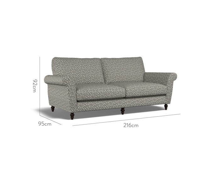 Ellery Large Sofa Nia Charcoal