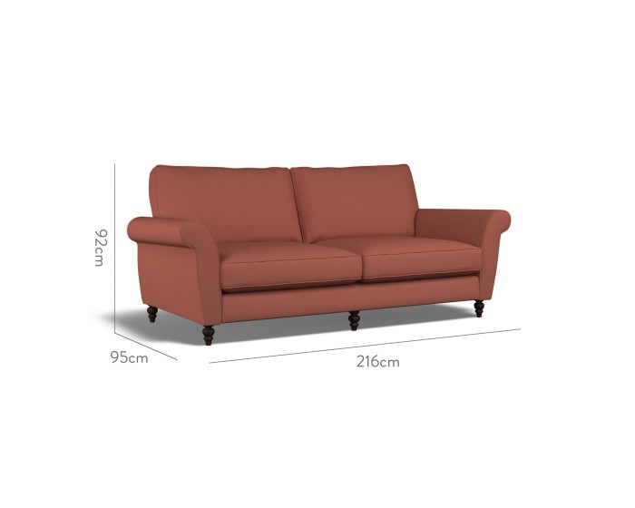 Ellery Large Sofa Shani Cinnabar