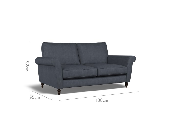 Ellery Medium Sofa Amina Indigo