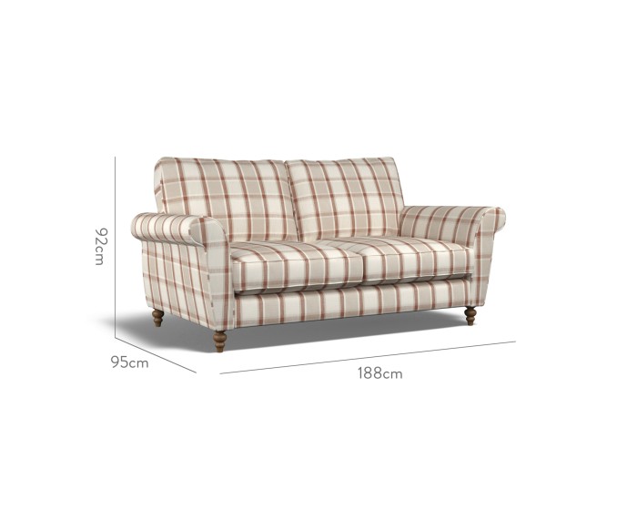 Ellery Medium Sofa Oba Cinnabar