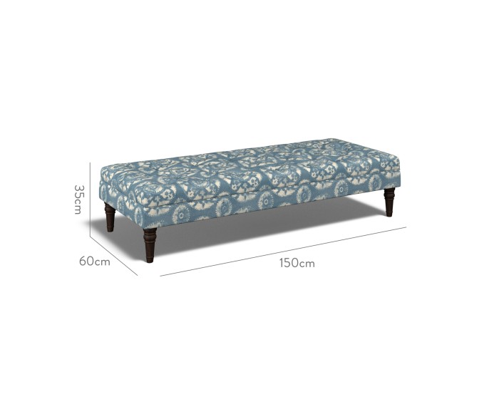 Monterey Extra Large Footstool Nubra Ink