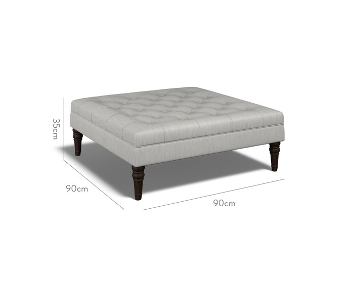 Monterey Large Footstool Amina Smoke