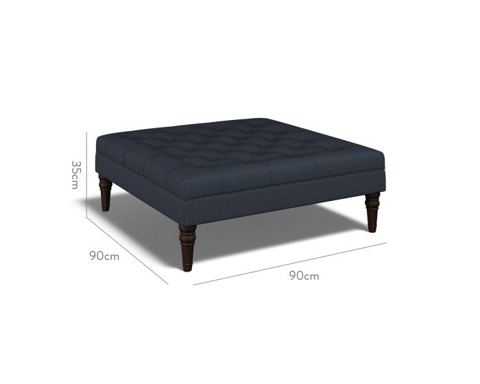 Monterey Large Footstool Bisa Indigo