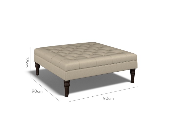 Monterey Large Footstool Bisa Stone