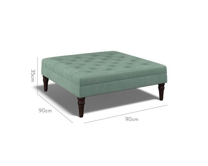 Monterey Large Footstool Cosmos Celadon