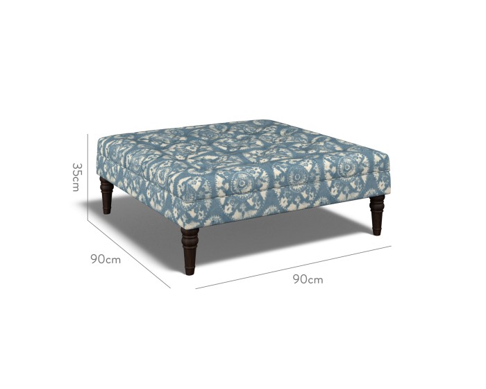 Monterey Large Footstool Nubra Ink