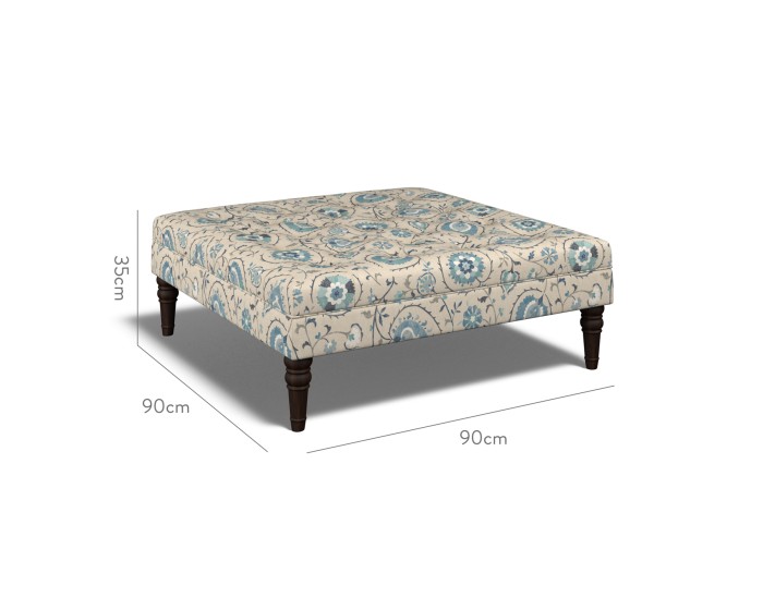 Monterey Large Footstool Shimla Azure