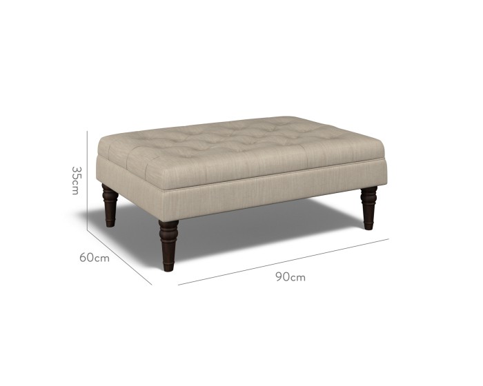 Monterey Medium Footstool Amina Taupe