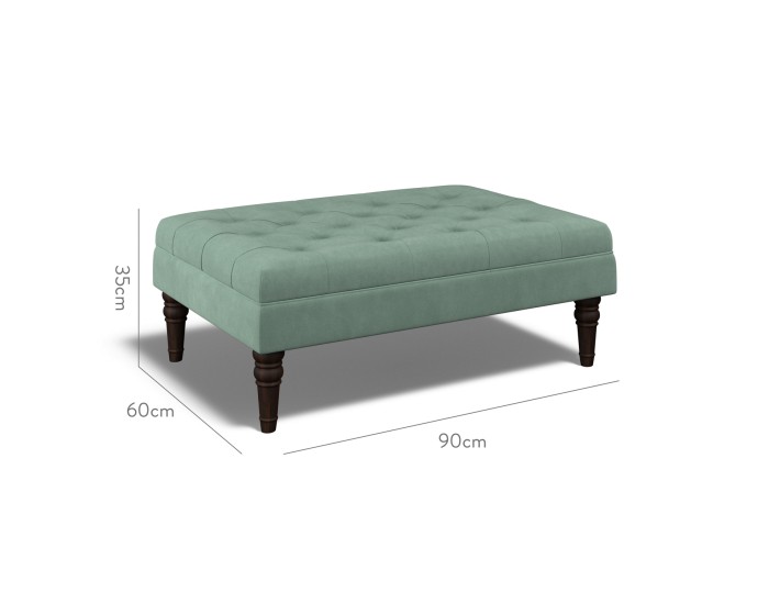 Monterey Medium Footstool Cosmos Celadon