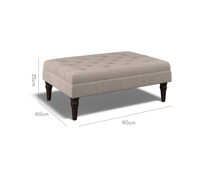 Monterey Medium Footstool Cosmos Clay