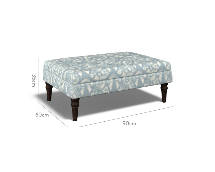 Monterey Medium Footstool Nubra Denim