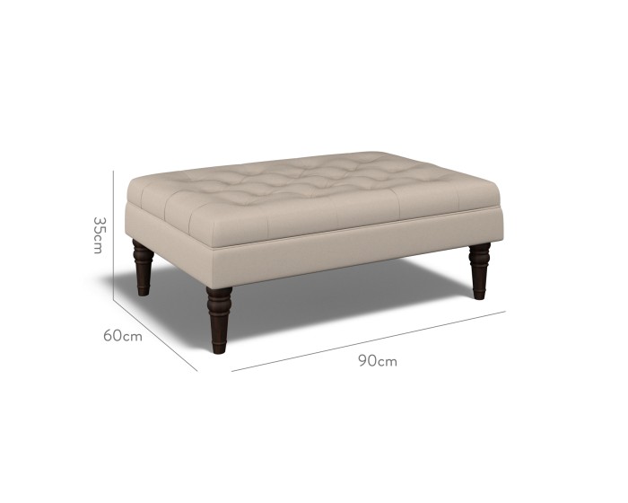 Monterey Medium Footstool Shani Pebble