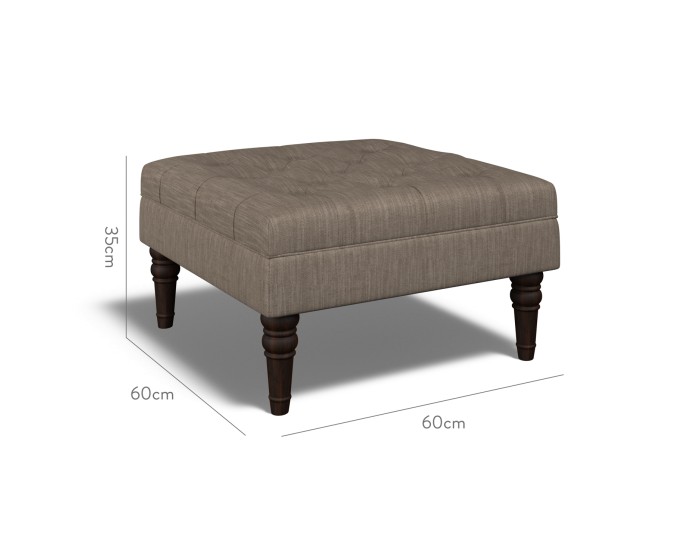 Monterey Small Footstool Amina Espresso