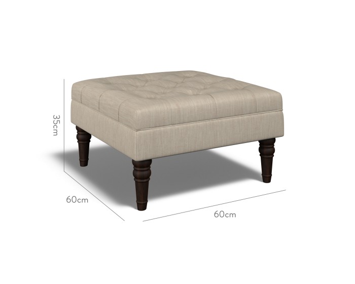 Monterey Small Footstool Amina Taupe