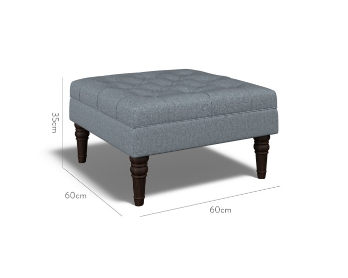 Monterey Small Footstool Bisa Denim