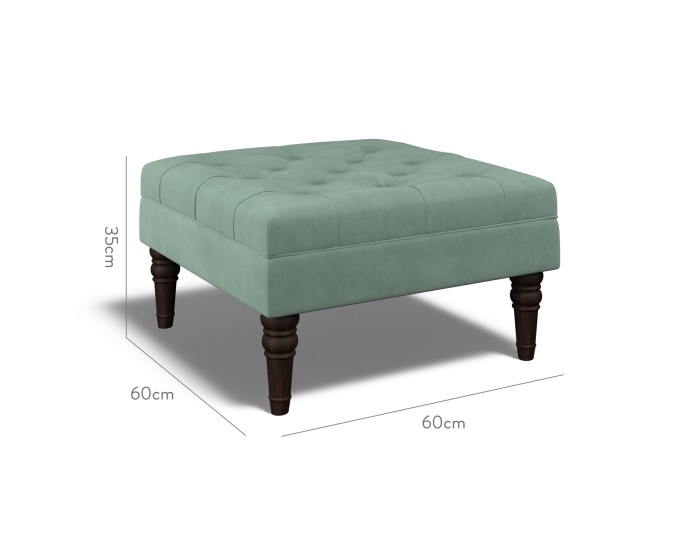 Monterey Small Footstool Cosmos Celadon