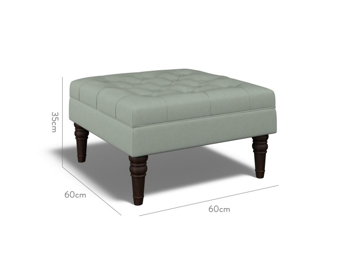 Monterey Small Footstool Shani Celadon