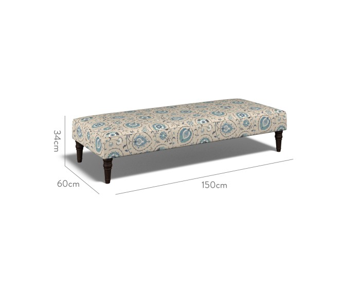 Savannah Extra Large Stool Shimla Azure