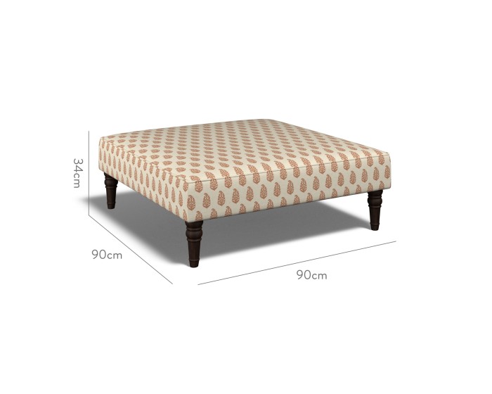 Savannah Large Stool Indira Rust