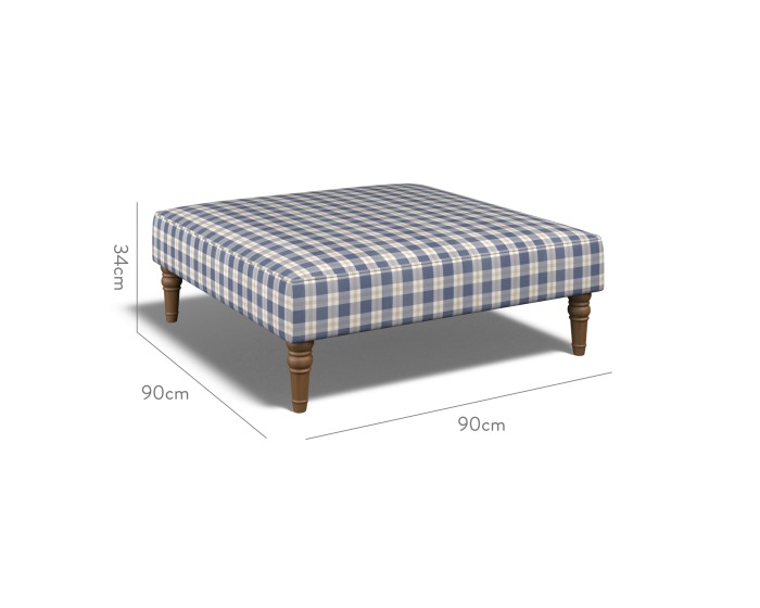 Savannah Large Stool Kali Indigo