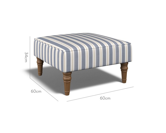 Savannah Small Stool Fayola Indigo